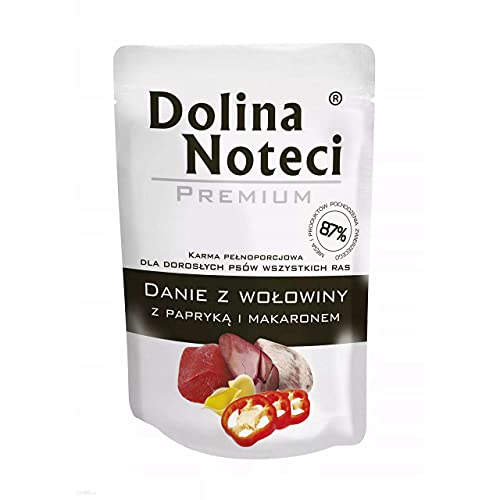 DNP Sp. z o.o. Dolina Hund Nassfutter 300g Rindfleisch mit Paprika und Paste, Sachet für RAS Small / 10 von DOLINA NOTECI