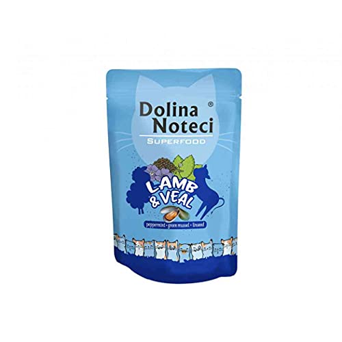 DNP Sp. z o.o. Dolina Noteci Superfood Cat Jagniacina Nassfutter Celecin Sasz.85G / 10 von DOLINA NOTECI