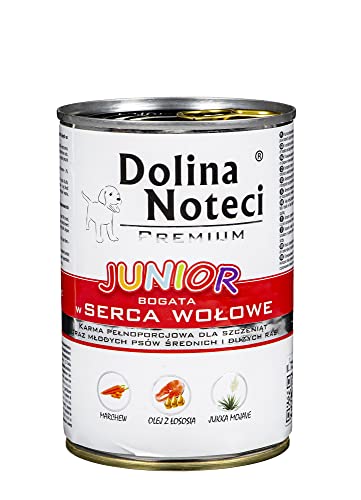 DOLINA NOTECI Premium JUNIOR Beef Hearts 400 G. von DOLINA NOTECI