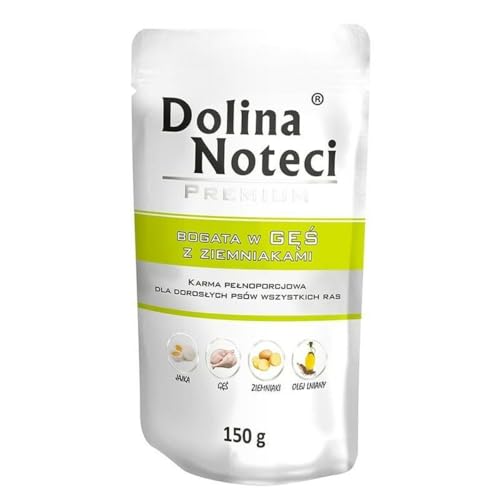 Dolina Noteci Dog Trockenfutter für Hunde, 150 g Gans/Potato Sachetka / 10 von DOLINA NOTECI