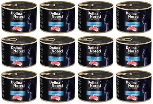 Dolina Noteci Glutenfrei Premium Nassfutter für Katzen Reich an Lammfleisch 185g (12-er Pack) von DOLINA NOTECI