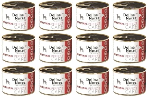 Dolina Noteci Glutenfrei Premium Perfect Care Intestinal - Nassfutter für Hunde mit Magen-Darm-Beschwerden 185g (12-er pack) von DOLINA NOTECI