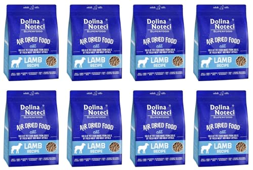 Dolina Noteci Glutenfrei Superfood Trockenfutter für Katzen - Lammgericht 1kg (8-er pack) von DOLINA NOTECI