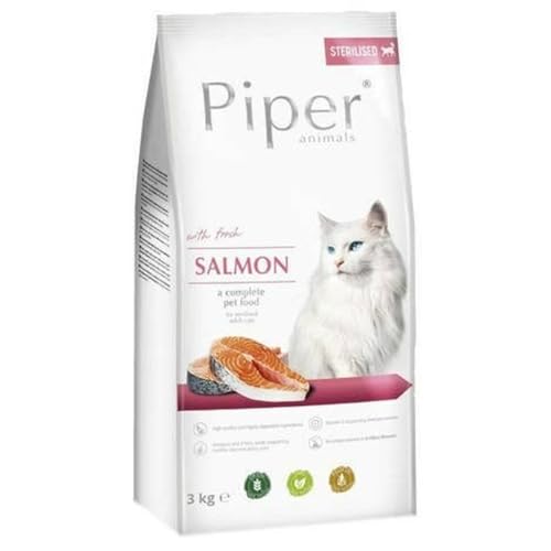 Dolina Noteci Katzenfutter Piper Tiere Erwachsene Lachs 3 kg von DOLINA NOTECI