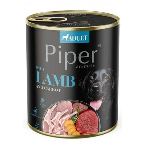 Dolina Noteci Piper Lamb Nassfutter mit Carrot Lamm Karotte 800 g von DOLINA NOTECI