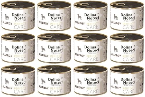 Dolina Noteci Premium Perfect Care Allergy - Glutenfrei Nassfutter für Hunde 185g (12-er Pack) von DOLINA NOTECI