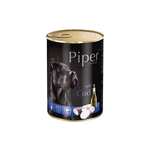 PIPER mit dem Kabeljau, Hundefutter 400g Piper, Konservierte Hunde von DOLINA NOTECI