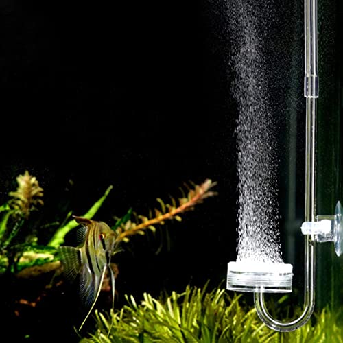 DONGKER Aquarium-Luftstein, Aquarium Air Stone Diffusor Bubbler, Nano Aquarienausströmer mit Saugnäpfen für Hydrokulturen, Aquarien von DONGKER