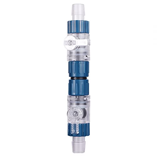 DONGKER Aquarium Schnellkupplung, Aquarium Schlauchventil, 12mm/16mm/12mm zu 16mm, Schlauchverbinder Anschluss Aquarium Wasser Durchfluss Regelventil für Aquarium von DONGKER