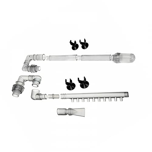 DONGKER Einlauf/Auslauf Rohr Aquarium, Aquarium Water Inflow Outflow Tube für 12mm Innendurchmesser Aquariumschlauch HW-603B/602B, E250/300/600, CF600/800 von DONGKER