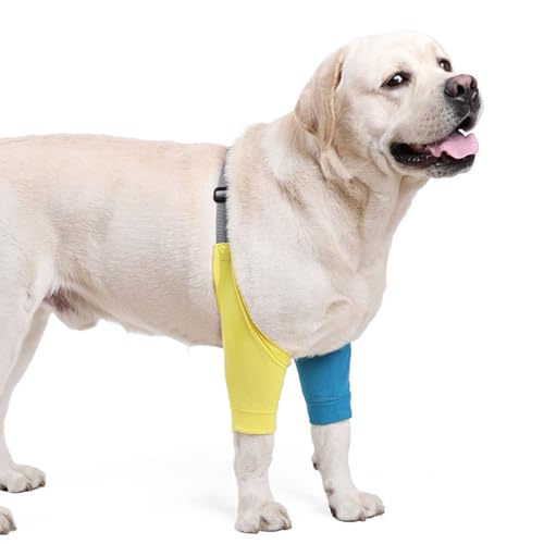 DONGKER Ellenbogenbandage Hund, Recovery Sleeve Hund, Ellenbogenbandage Hund für mittelgroße und große Hunde, verhindert das Lecken von Wunden, hilft bei Arthritis von DONGKER