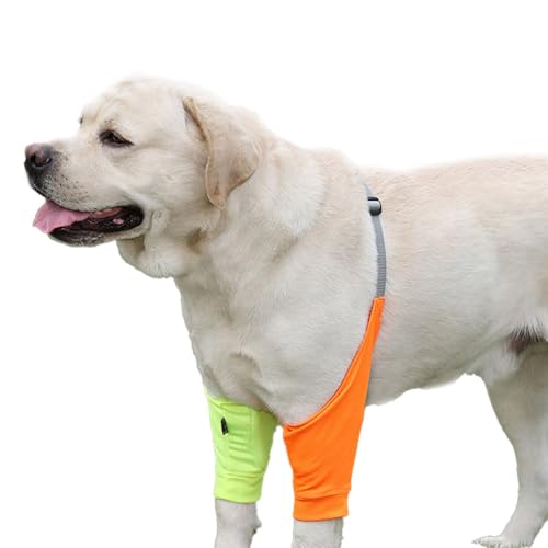 DONGKER Ellenbogenbandage Hund, Recovery Sleeve Hund, Ellenbogenbandage Hund für mittelgroße und große Hunde, verhindert das Lecken von Wunden, hilft bei Arthritis von DONGKER