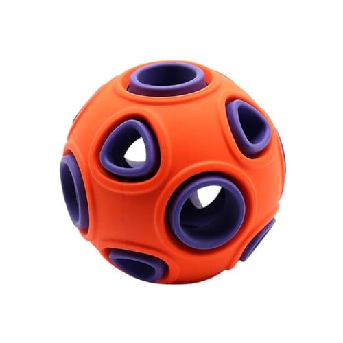 DONGKER Hundespielzeug Ball, Interaktives Hundeball mit Glöck/Licht, 4/8 cm Durchmesser, Hundespielzeugball für kleine mittlere große Hunde Katzen von DONGKER