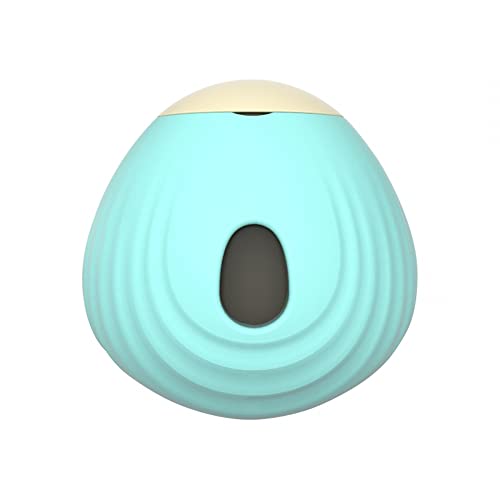 DONGKER Katzenspielzeug Elektrisch, 6,8 cm Interaktives Katzenspielzeug Ball, 300 mAh Batteriekapazität, 30dB Leise USB 360° Selbstdrehender Elektrisch Ball für Katzen, Blau von DONGKER