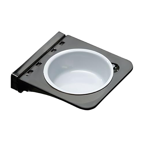 DONGKER Magnetische Reptile Feeder, Mini Reptilien Futternapf Saugnapf mit 2 Näpfen für Bartagamen, Eidechsen und Schlangen, passend für Tanks mit Einer Dicke von unter 4 mm/0,15 Zoll von DONGKER