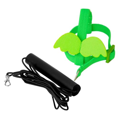 DONGKER Papageien Geschirr und Leine, Adjustable Pet Parrot Bird Harness and Leash, verstellbar Anti-Biss Vogel Nylonseil Vogelgeschirr und Leine für den Außenbereich von DONGKER