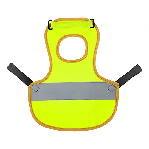 DONGKER Huhn Weste, Wasserdicht Hühnersattel Warnweste für Hennen, Pet Reflective Vest, Einstellbar Henne Kleidung Geflügel Schürze Sattel für Haustiere-Schutzfeder für Huhn Und Ente von DONGKER