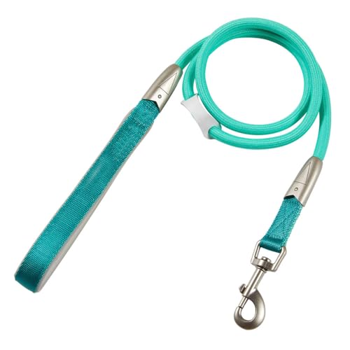 Hundeleine, 1,3m Hunde Schleppleine, Nylon Trainingsleine Retrieverleine, Ausbildungsleine mit weicher gepolsterter Griff für Kleine Mittlere Große Hunde von DONGKER