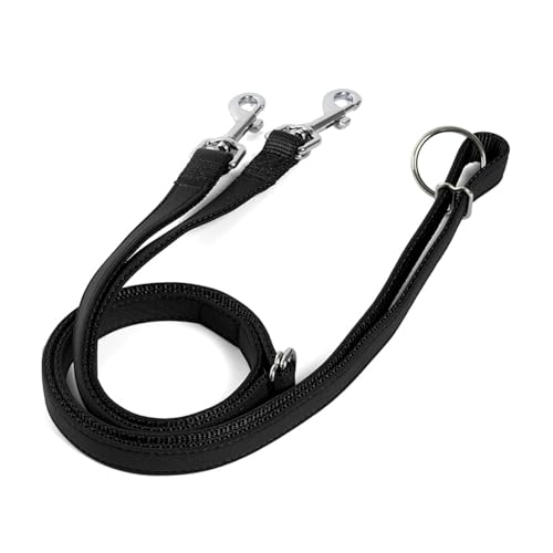 Hundeleine, 2 m Hunde Übungsleine Schleppleine mit 2 Karabiner, Nylon Führleine Doppelleine für Kleine, Mittelgroße Hunde beim Spazierengehen, Joggen, Laufen von DONGKER