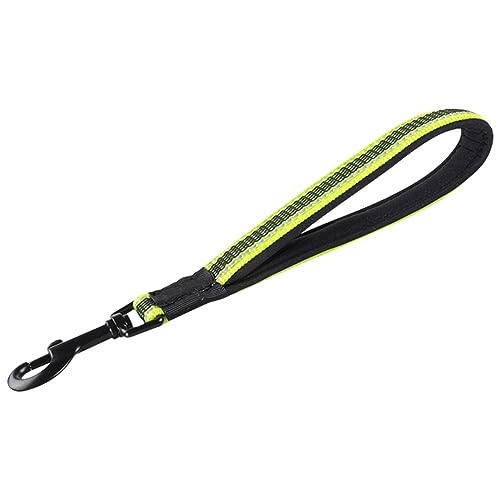 Kurzführer Hund, 30cm/11.8" Reflektierend Nylon Hundeleine Kurz, No Pull Kurzführer Hund mit 360° Drehung Clip für Mittlere Große Hunde von DONGKER