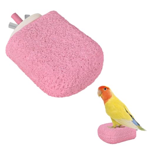Stones Sitzstange für Vögel, 1 Stuck Vogelschnabel Schleifstein, Rutschfester Stein Ständer Plattform für kleine und mittelgroße Nymphensittiche, Sittiche, Wellensittiche, Unzertrennliche, Finken Stones Sitzstange für Vögel, 1 Stuck Vogelschnabel Schleifstein, Rutschfester Stein Ständer Plattform für kleine und mittelgroße Nymphensittiche, Sittiche, Wellensittiche, Unzertrennliche, Finken von DONGKER