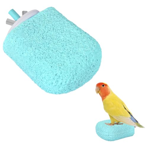 Stones Sitzstange für Vögel, 1 Stuck Vogelschnabel Schleifstein, Rutschfester Stein Ständer Plattform für kleine und mittelgroße Nymphensittiche, Sittiche, Wellensittiche, Unzertrennliche, Finken Stones Sitzstange für Vögel, 1 Stuck Vogelschnabel Schleifstein, Rutschfester Stein Ständer Plattform für kleine und mittelgroße Nymphensittiche, Sittiche, Wellensittiche, Unzertrennliche, Finken von DONGKER
