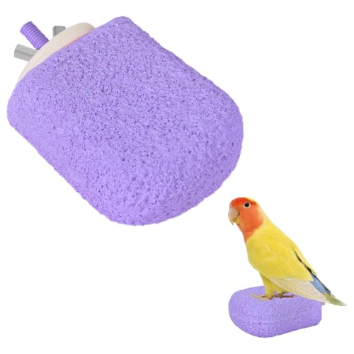 Stones Sitzstange für Vögel, 1 Stuck Vogelschnabel Schleifstein, Rutschfester Stein Ständer Plattform für kleine und mittelgroße Nymphensittiche, Sittiche, Wellensittiche, Unzertrennliche, Finken Stones Sitzstange für Vögel, 1 Stuck Vogelschnabel Schleifstein, Rutschfester Stein Ständer Plattform für kleine und mittelgroße Nymphensittiche, Sittiche, Wellensittiche, Unzertrennliche, Finken von DONGKER