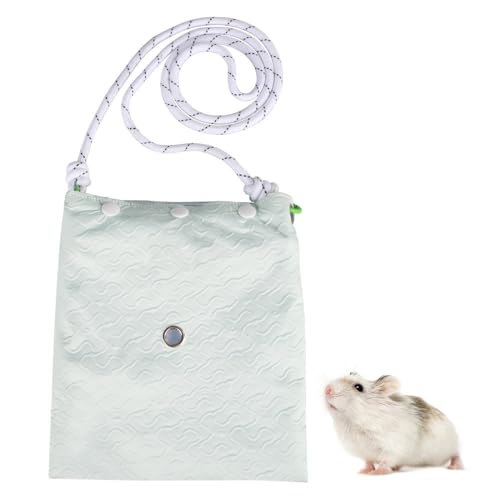 Sugar Glider Bonding Pouch, Ratten Tragetasche, Versteck Schlafsack mit Verstellbarer Schultergurt und Belüftungsloch für Eichhörnchen, Kurzkopfgleitbeutler, Hamster und andere Kleintiere von DONGKER