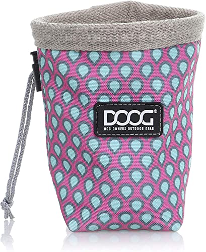 DOOG Belohnungstasche Stella/Luna in 2 Farben, Motiv:rosa mit Wassertropfen von DOOG