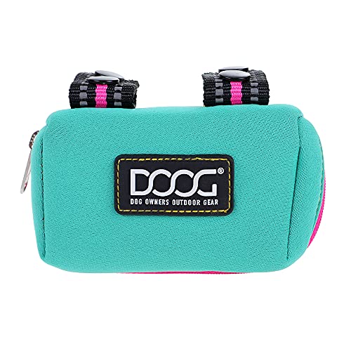 DOOG Walkie Pouch, 20 vorgeladene Hundekotbeutel, einfach an Leinen befestigen, hält die Hände frei (Neopren), Rin Tin Tin Tin Tin von DOOG