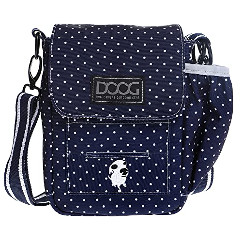 DOOG Walkie-Tasche, Marineblau mit Punkten von DOOG