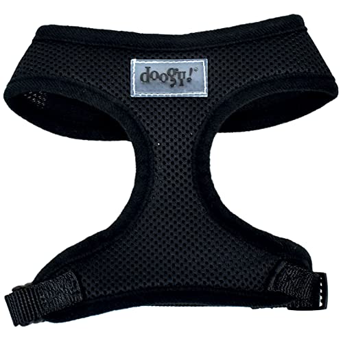 DOOGY CLASSIC Air Mesh Geschirr, Schwarz, Größe XS, 1 Stück von DOOGY CLASSIC