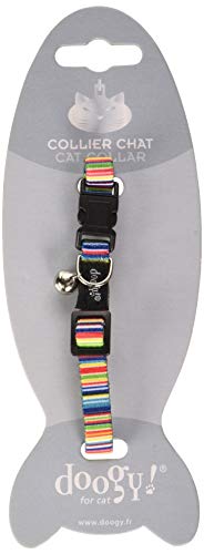 DOOGY FASHION Katzenhalsband, Regenbogenfarben von DOOGY FASHION