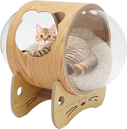 Katzenhaus – Cat Castle Double Warehouse Classic, Modernes Katzenbett Aus Holz von DOPORA