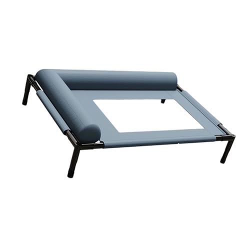 DOSERTY Erhöhtes Haustierbett mit Kissen, kauresistentes Design, atmungsaktives Netz, waschbare Bezüge, Hundebett, Hängematte für den Innen- und Außenbereich DOSERTY Erhöhtes Haustierbett mit Kissen, kauresistentes Design, atmungsaktives Netz, waschbare Bezüge, Hundebett, Hängematte für den Innen- und Außenbereich von DOSERTY