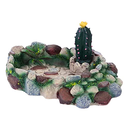 DOSERTY Futternapf Wurmschale Amphibien Polyresin Wasserschale für Anoles Bartagamen Terrarium Aquarium Dekor Schüssel Kleine Ecke mit DOSERTY Futternapf Wurmschale Amphibien Polyresin Wasserschale für Anoles Bartagamen Terrarium Aquarium Dekor Schüssel Kleine Ecke mit von DOSERTY
