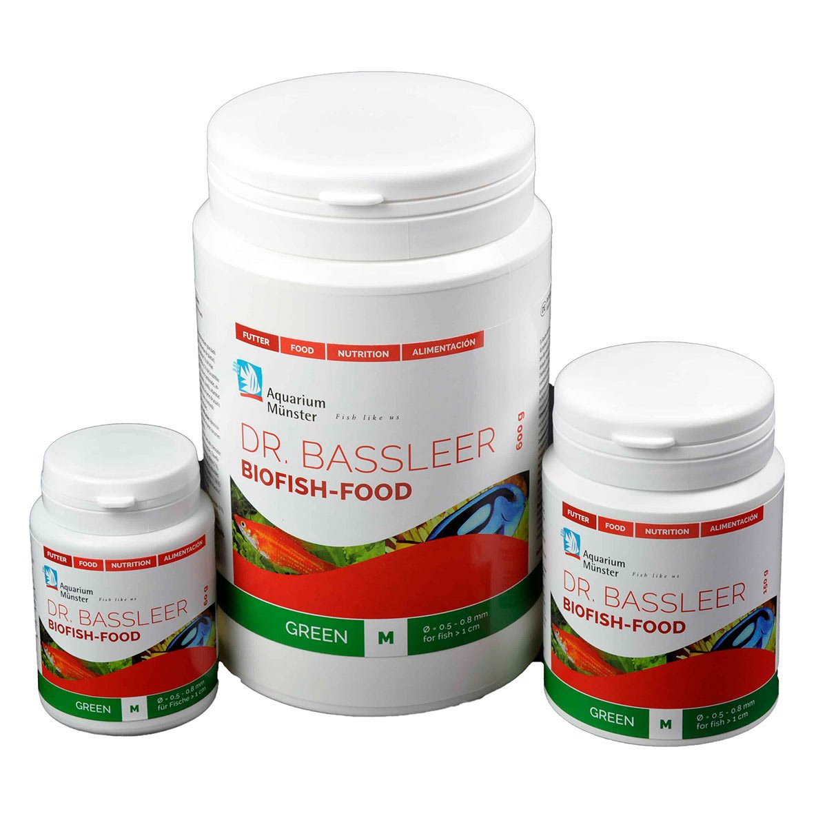 Aquarium Münster DR. BASSLEER BIOFISH FOOD GREEN L 60g von Aquarium Münster