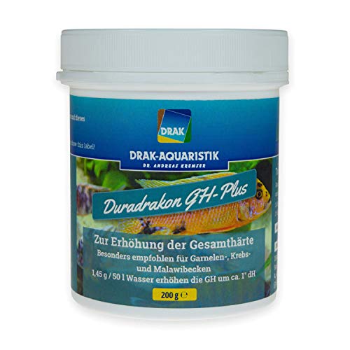 DRAK-Aquaristik Duradrakon GH-Plus Aufhärtesalz-Mischung 200 g Dose von DRAK-Aquaristik
