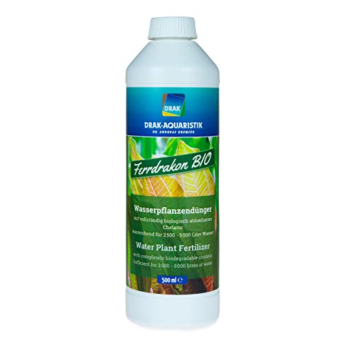 DRAK-Aquaristik Ferrdrakon Bio Wasserpflanzendünger Fertiglösung (0,5 Liter) von DRAK-Aquaristik