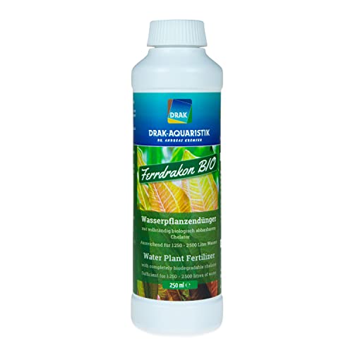 DRAK-Aquaristik Ferrdrakon Bio Wasserpflanzendünger Fertiglösung (0,25 Liter) von DRAK-Aquaristik