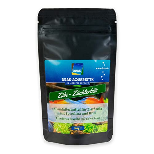 DRAK-Aquaristik Zübi - Züchterbits im Standbodenbeutel 100 g von DRAK-Aquaristik