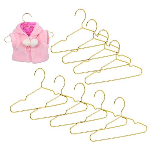 DRESSOOS Kleiderbügel-Set für Haustierkostüme 10 Mini-Kleiderbügel für Hunde und Katzen stabiles Metall leicht sicher für den täglichen Gebrauch von DRESSOOS