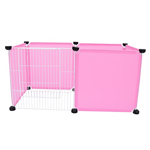 DRESSOOS 1 Satz Hamster Gehege Welpenkäfige Zäune für Haustiere Zaun montieren kleine Tierkiste kaninchenkäfig Rabbit cage meerschweinchen käfig Hamsterhaus Haustier zusammenbauen Harz von DRESSOOS