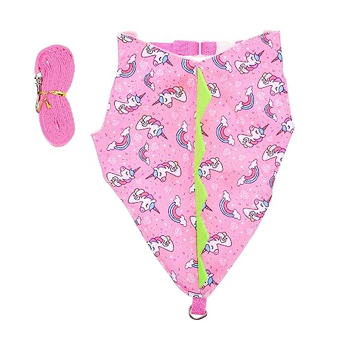 DRESSOOS 1 Satz Hasenkleidung Kaninchen-Wanderkleidung Hundekleidung Hasenleine Weste für Kleintiere Leibchen hasenkostüme Bunny Costume Kaninchen-Cosplay-Kostü Festhasenzubehör Stoff Rosa von DRESSOOS