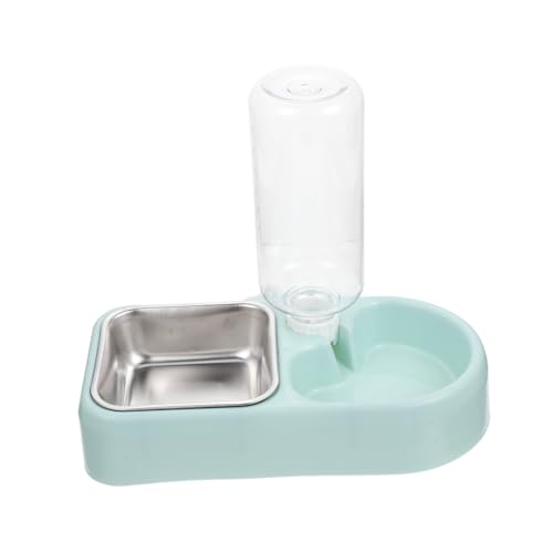 DRESSOOS 1 Satz Schüssel zum Aufhängen für Haustiere automatische Wasserflasche für Haustiere Abnehmbarer Hundenapf Abs pet Water Bottle Haustierhängeschale Katzennäpfe Hundefutter pp Blue von DRESSOOS