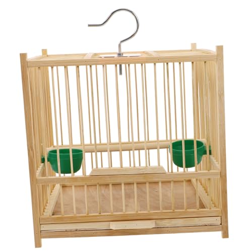 DRESSOOS 1 Set Vogelkäfig Kleiner Vogelhalter Vogeltragekäfig Handgefertigter Vogelkäfig Taubenkäfig für Zuhause Papageienkäfig Taubenfutterkäfig Outdoor Vogelkäfig Vogelkäfig Gewebter Vogelkäfig von DRESSOOS