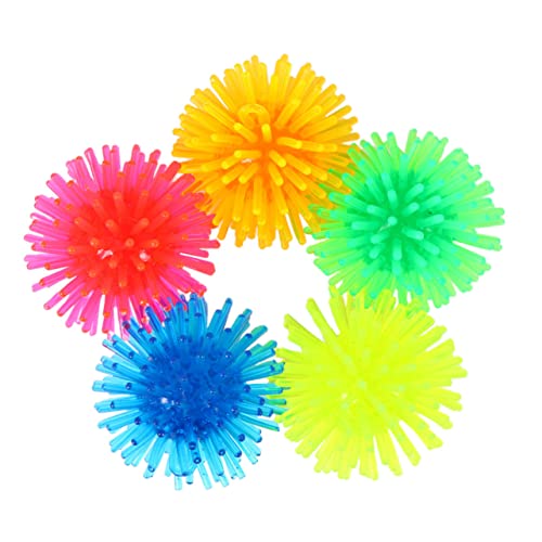 DRESSOOS 10 Stücke 5 cm Lustige Katzen Ball Spielzeug Kreative Farbenfrohe Balls Zum Spielen Und Teasern Für Katzen Zufällige Farben Ideales Katzenspielzeug Für Stundenlangen von DRESSOOS