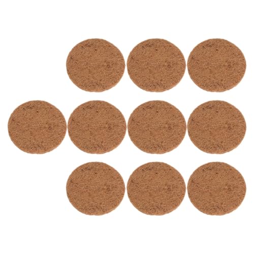 DRESSOOS 10 Stücke Natürliche Kokosnussfaser Pads Zucht Eier Matten Bird Nesting Pads Pet Supplies von DRESSOOS