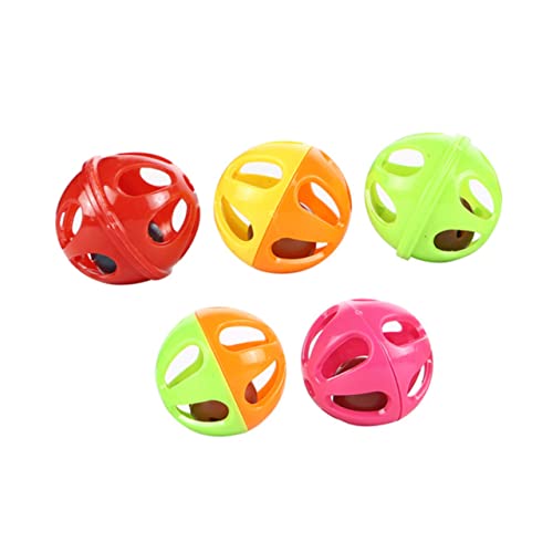 DRESSOOS Spielzeug Für Haustiere 10St Ball Glockenkugeln Spielzeuge Glockenspielzeug für Katze Rasselspielzeugball für Katze Haustier Katzenball Kätzchen Glocke Kugel die Klingel von DRESSOOS