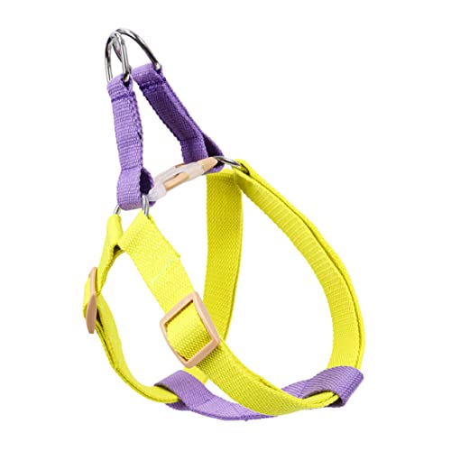 DRESSOOS 1Stk Hundegeschirr in Farbe Verstellbares Haustierhalsband Trainingsgeschirr für Hunde hundezuggeschirr Hunde tragerucksack verstellbare Hundeweste Brustgurt für Haustiere Violett von DRESSOOS